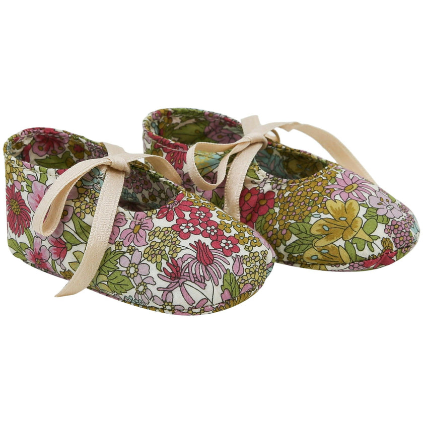 Little Royals Booties - Liberty Oeillet (carnation)