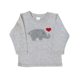 Valentine Elephant Tee, Red
