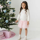 Christmas Tree Embroidered Bow Headband