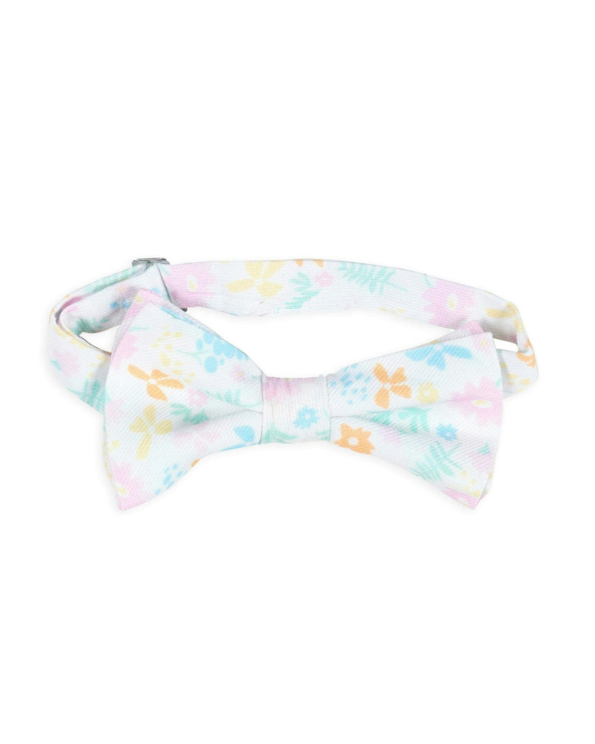 Floral Print Adjustable Bow Tie