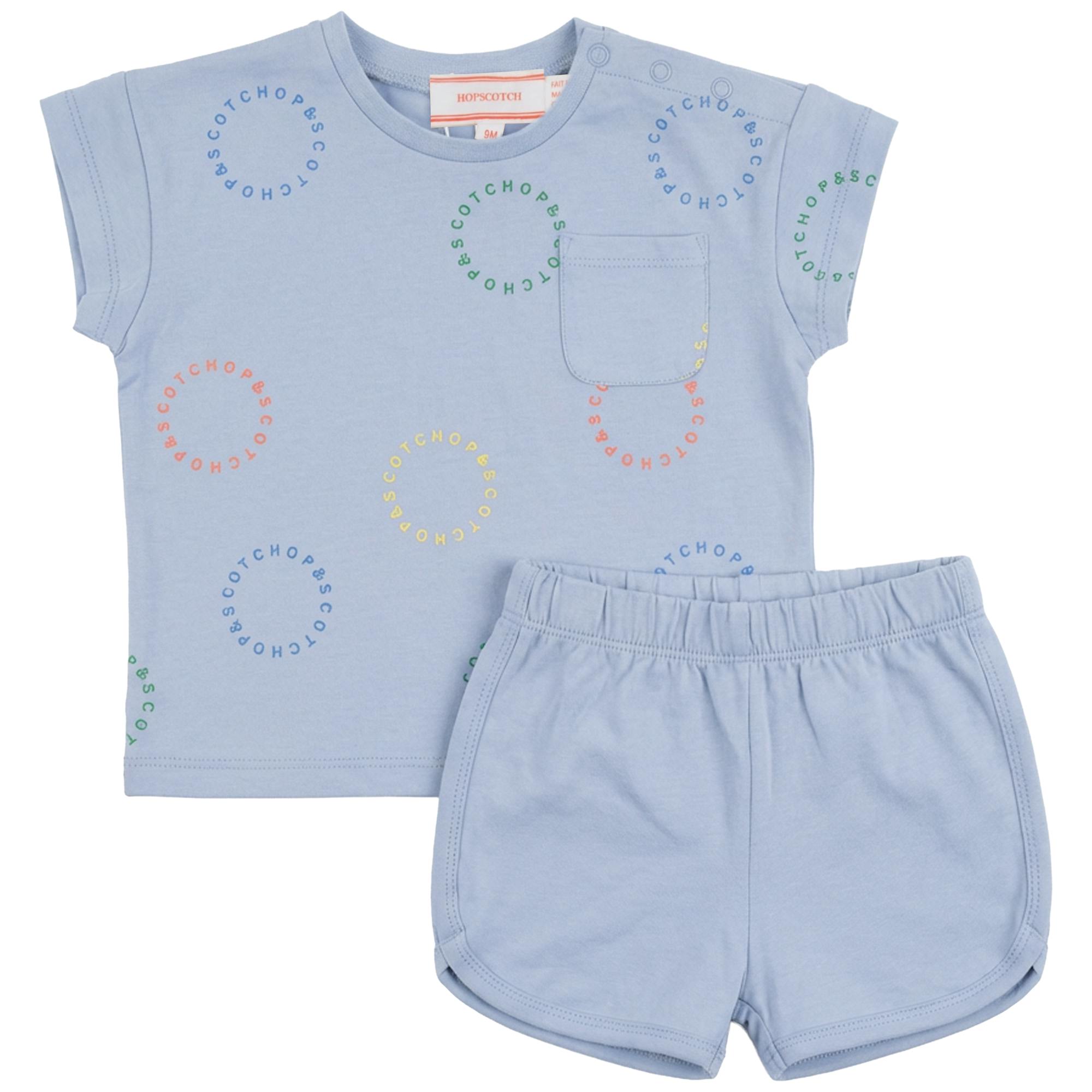Two Piece Set with Pocket Tee