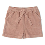 Organic Terry Tee & Shorts Set - Clay
