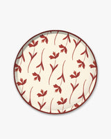 Juliette Dinner Plate Set in Cranberry