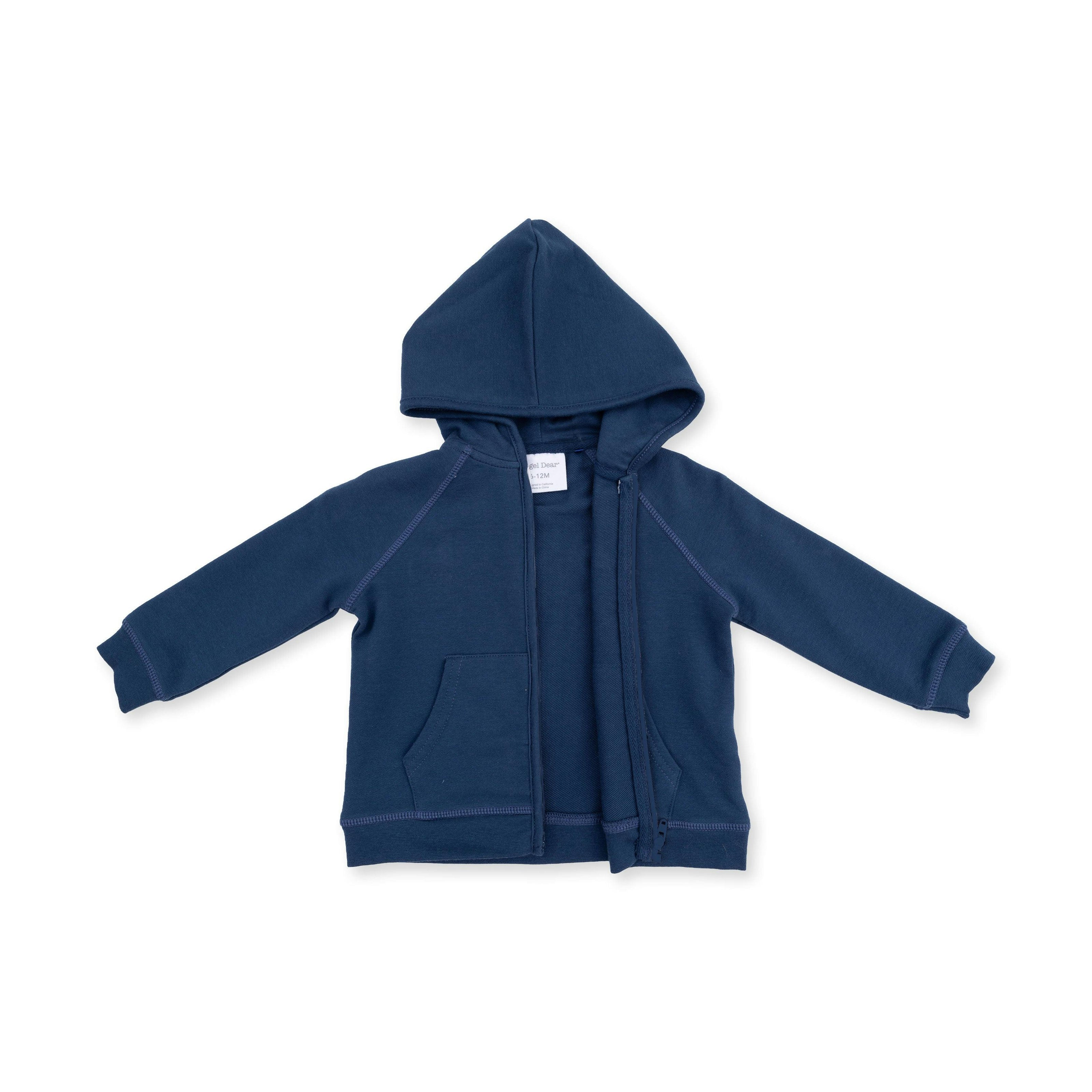 Solid Insignia Blue - Zip Hoodie