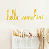 Watercolor Words • Hello Sunshine • Peel-and-Stick Wall Decals