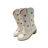 Pastel Ombre Hearts Cowgirl Boots