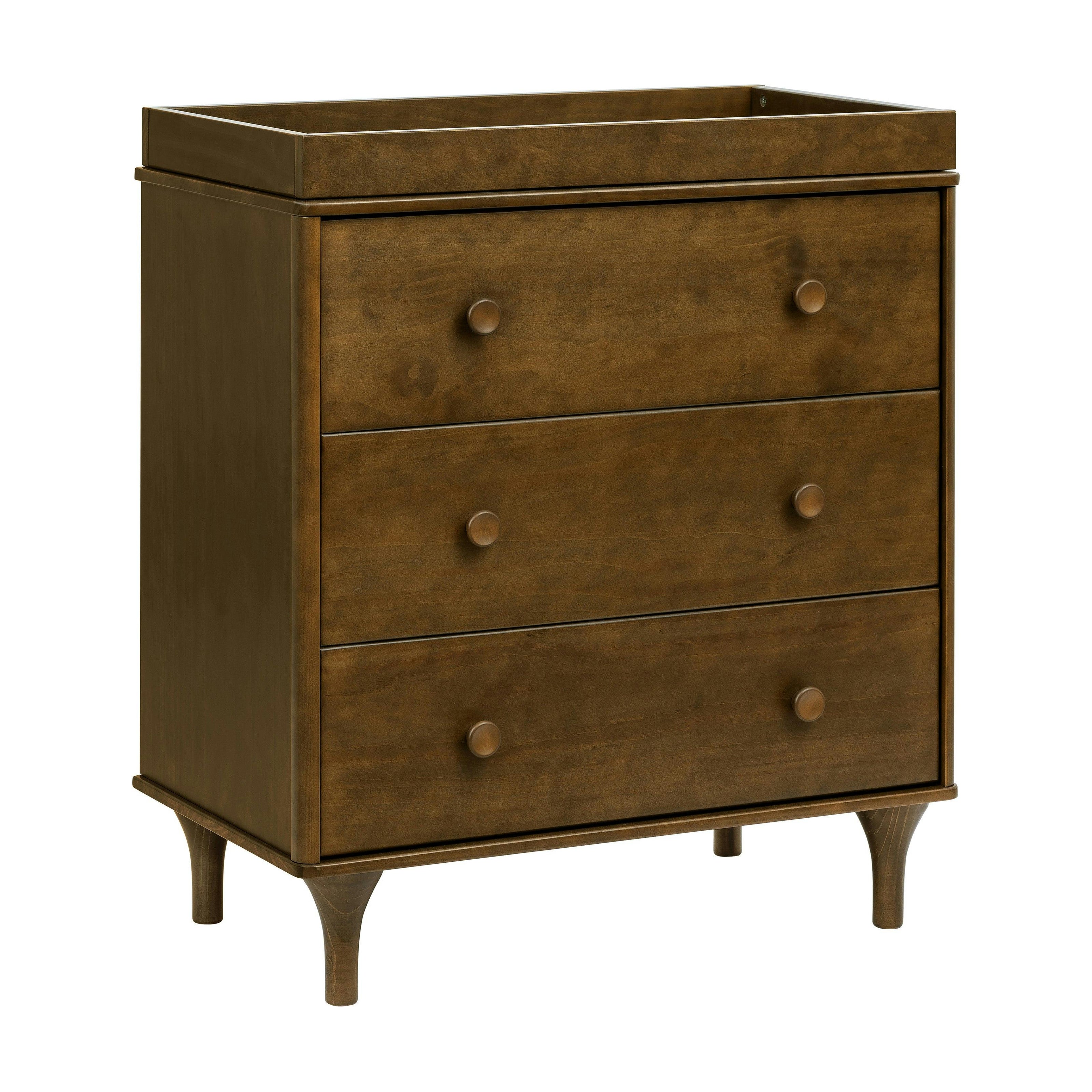 Babyletto Lolly 3-Drawer Compact Changer Dresser with Removable Changing Tray (34