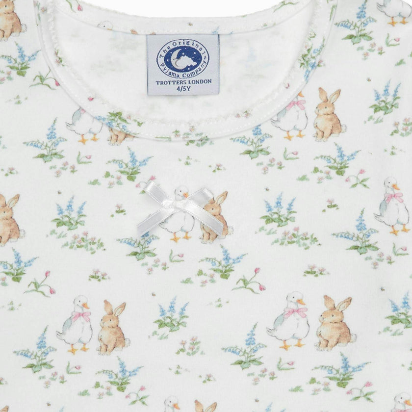 Duck & Bunny Slim Fit Jersey Pajamas