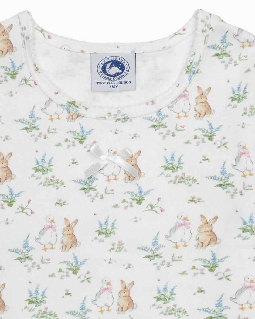 Duck & Bunny Slim Fit Jersey Pajamas
