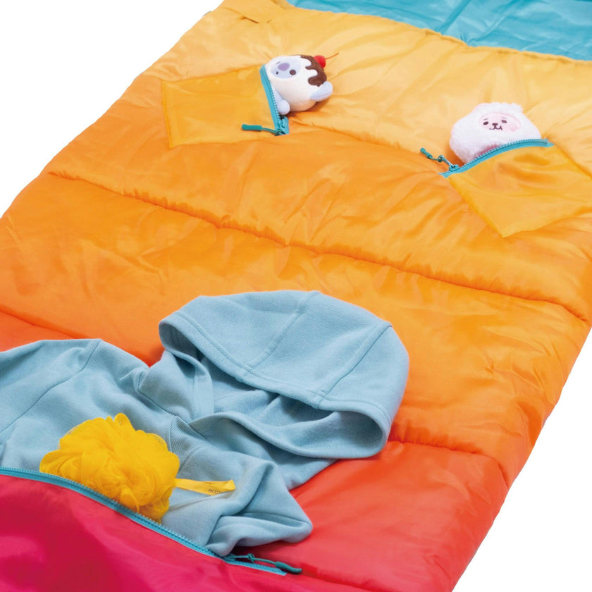 Sleep-N-Pack™ – Big Kid Size | Color Block Sunset Ombre
