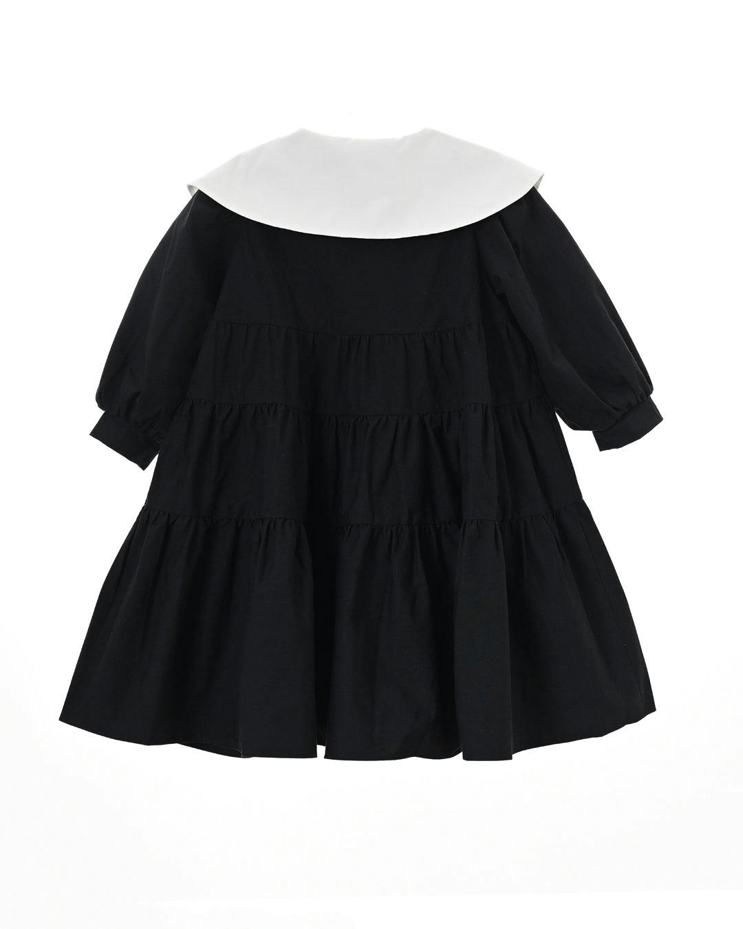 Hermione dress (black/off-white)