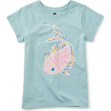 Koi Graphic Tee, Blue