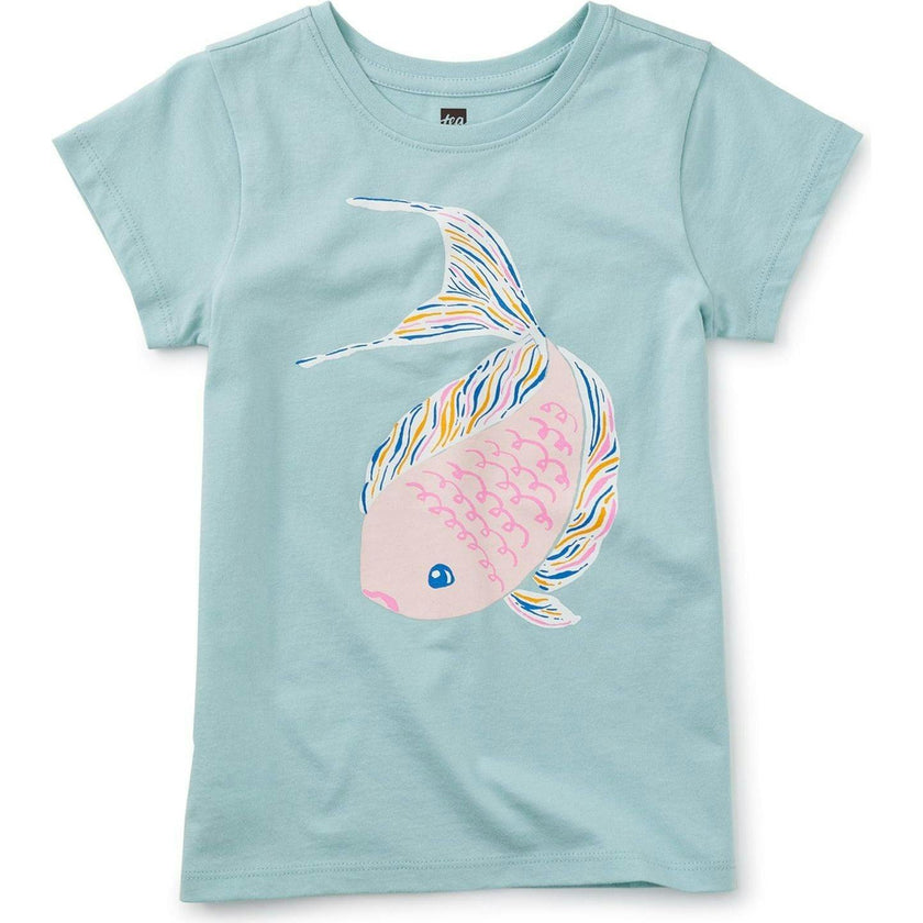 Koi Graphic Tee, Blue