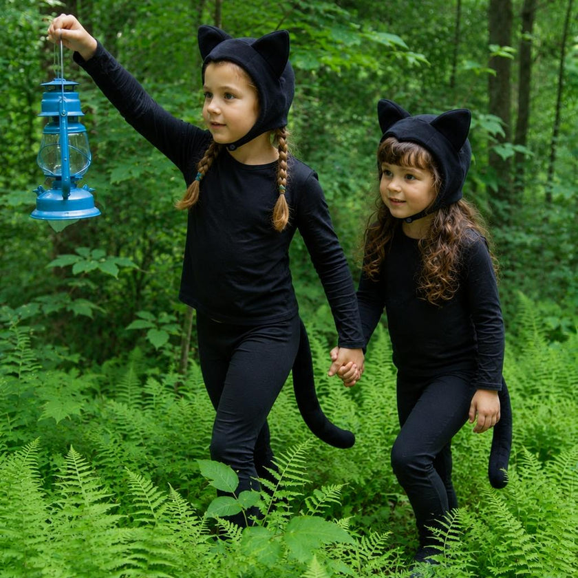Black Cat Pajama Costume