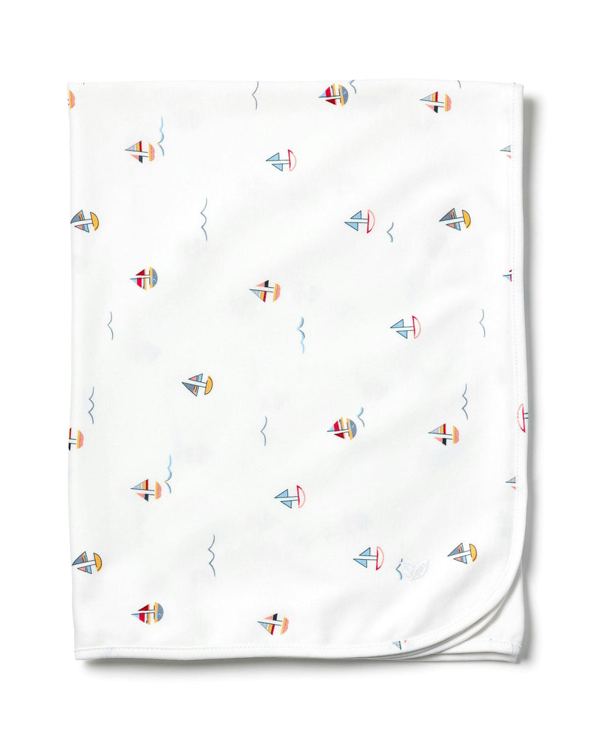 Pima Baby Blanket in Bateau