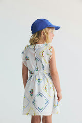 Jacinthe Dress Multicolor Embroidery