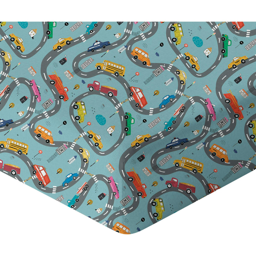 Print Organic Crib Sheet