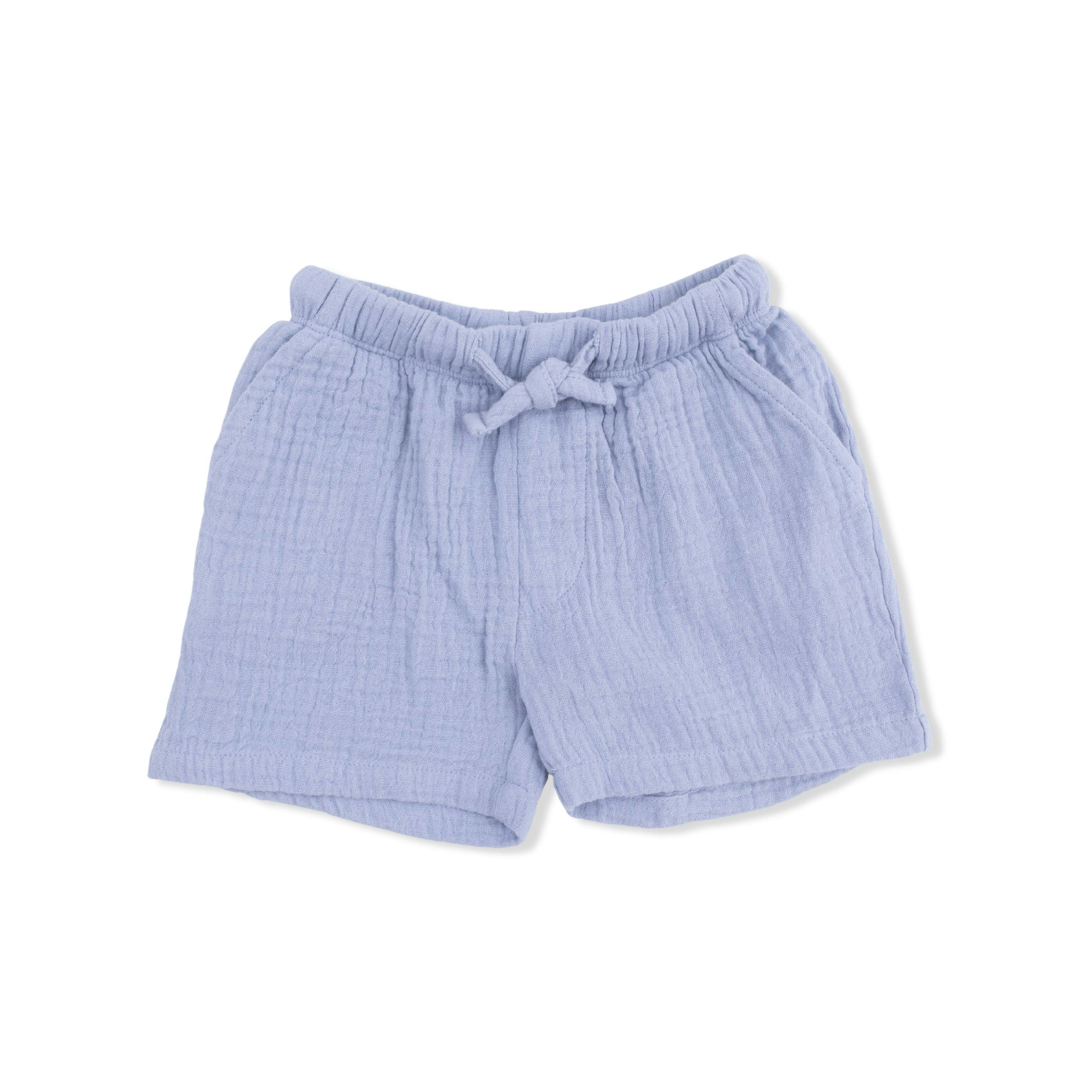 Baby Golf Carts Blue - Polo Button Up with Casual Short