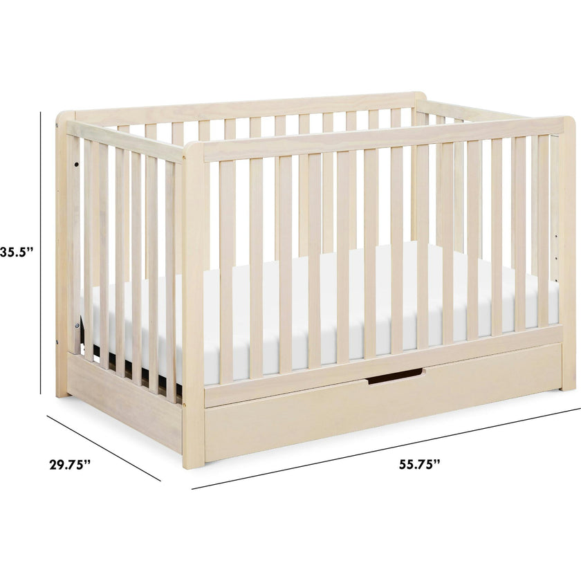 Colby 4-in-1 Convertible Crib With Trundle Drawer
