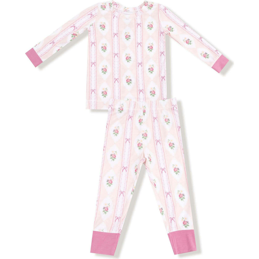 Ogee Lace Floral - Long Sleeve Loungewear Set