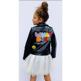 Whatever Beaded Leather Jacket