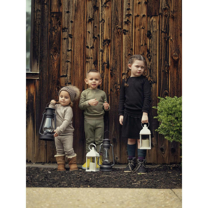 Boys Waffle Knit 2-Piece Lounge Set