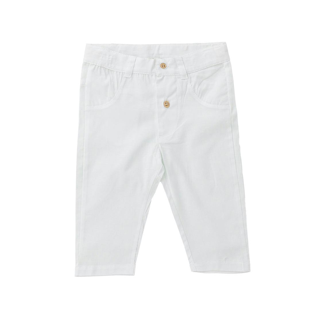 White 3pc Cool Dude Striped Outfit