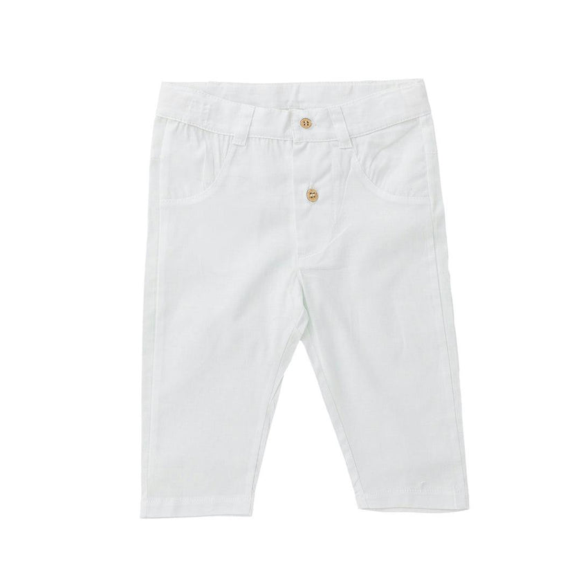 White 3pc Cool Dude Striped Outfit