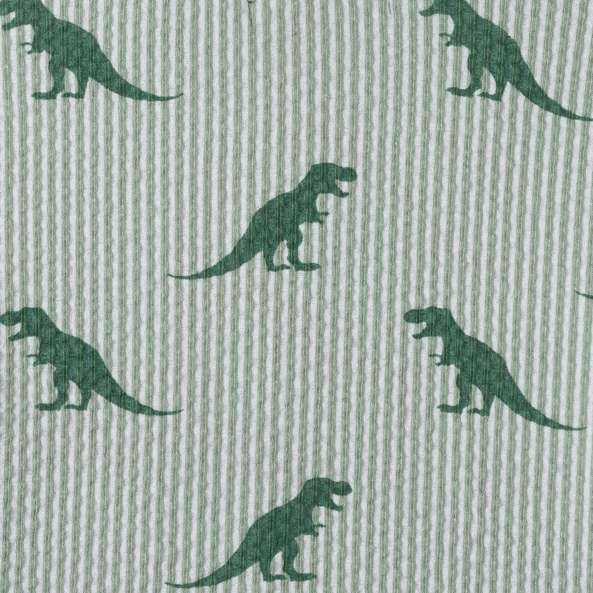Infant Boys Short Sleeve Cabana Set | Green Stripe Dino