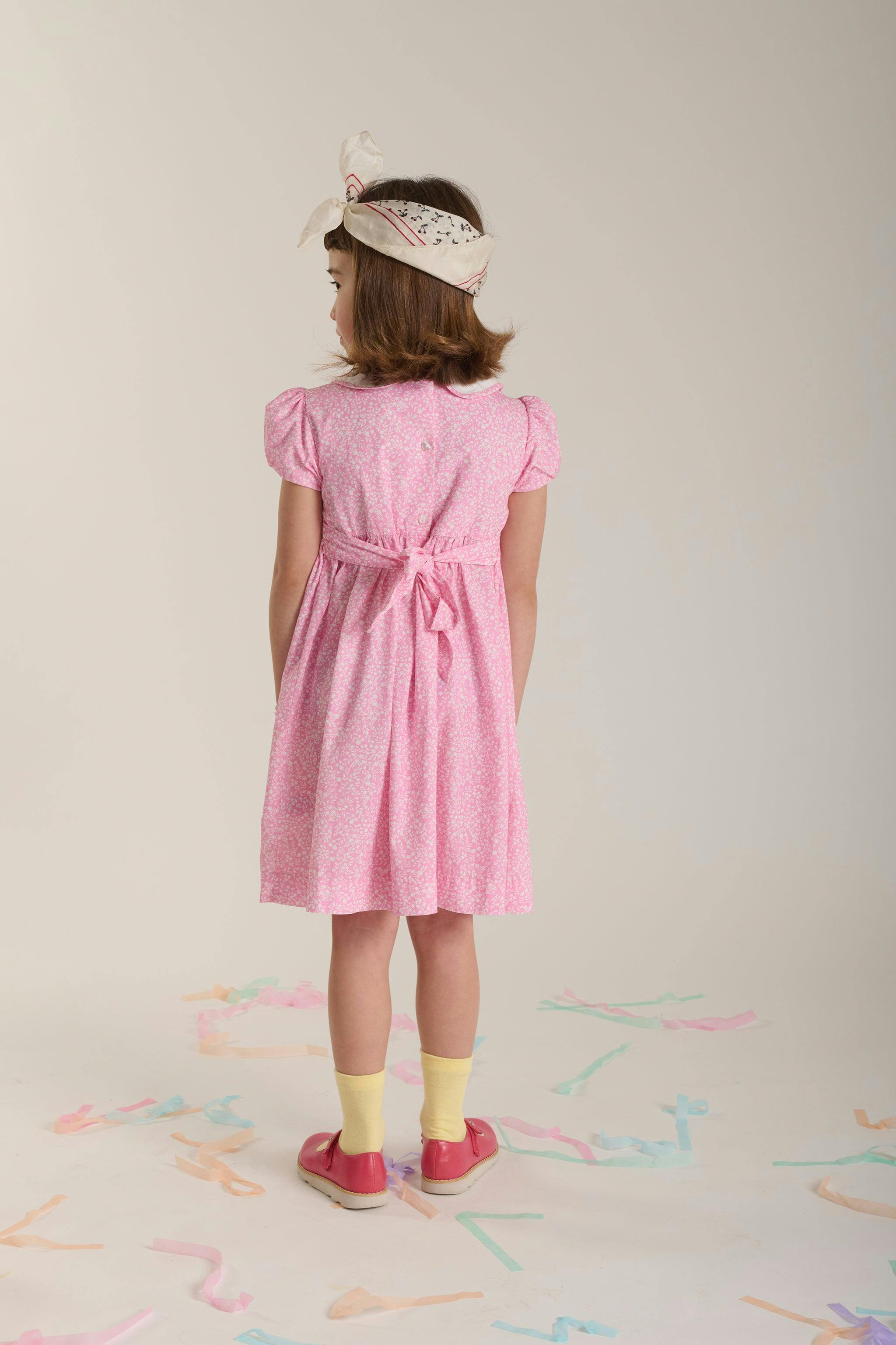 Hand-Smocked Girls Dress - Esme