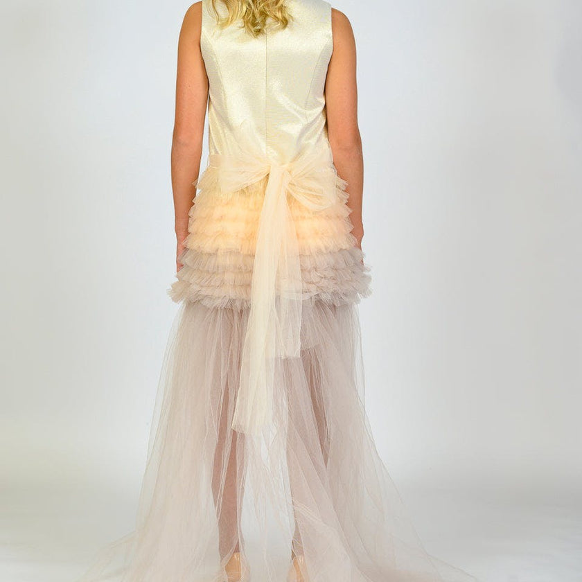 Champagne Euclid Dress