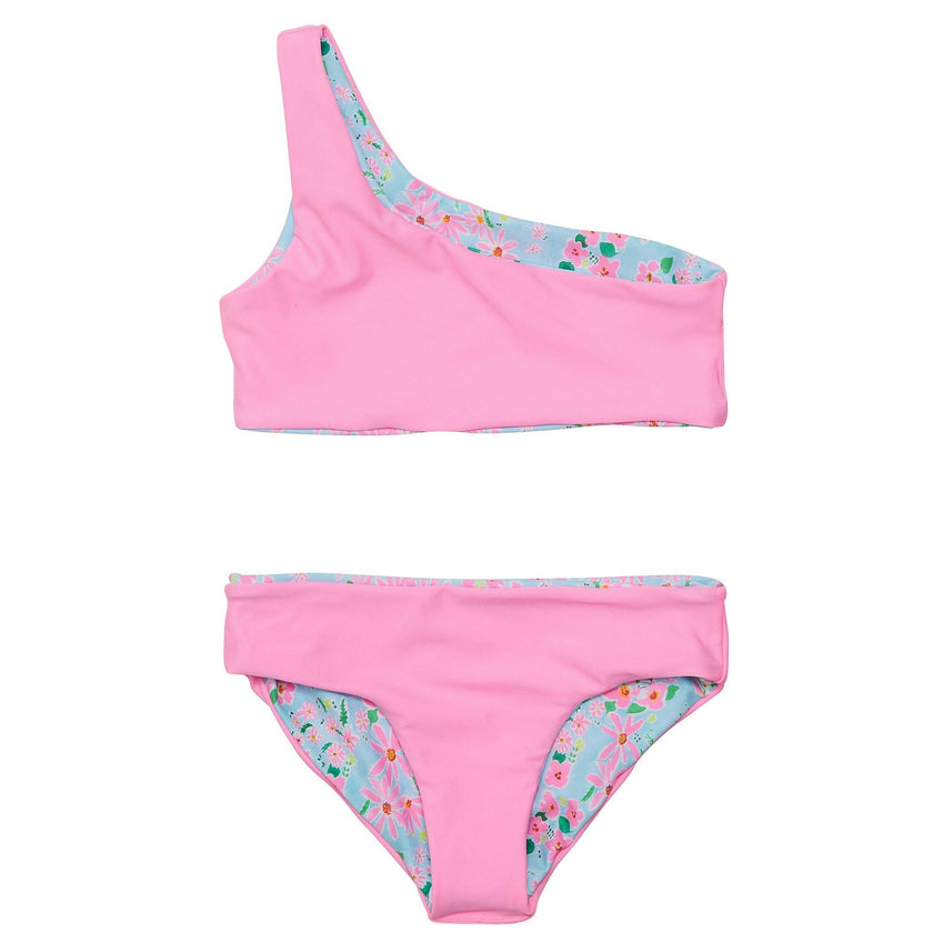 UPF50+ One Shoulder Reversible Bikini