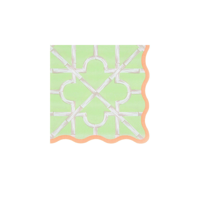 Bamboo Pattern Small Napkins