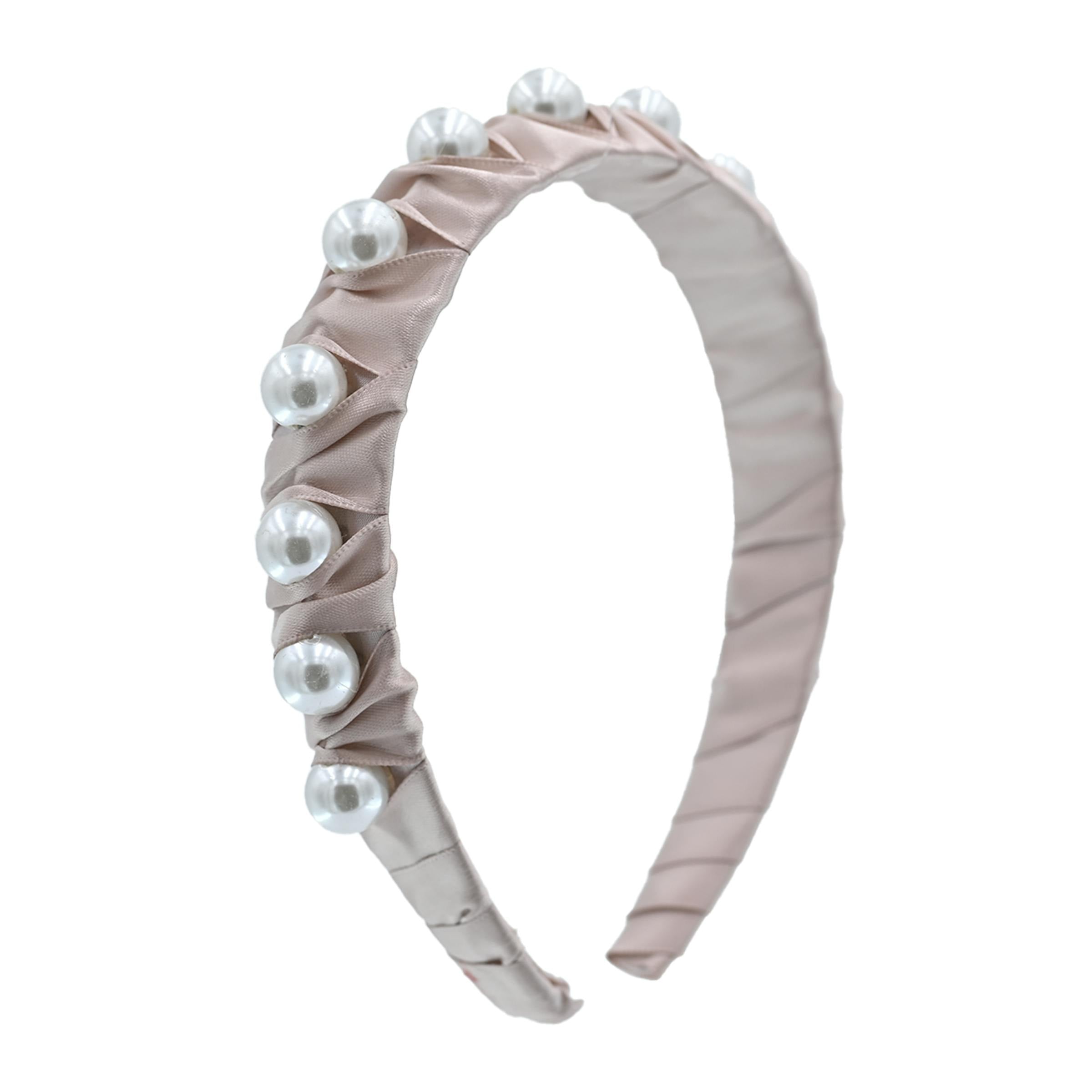 Multicolored Pearl Studded Headband