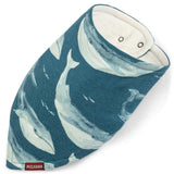 Blue Bamboo Three-Layer Kerchief Bib