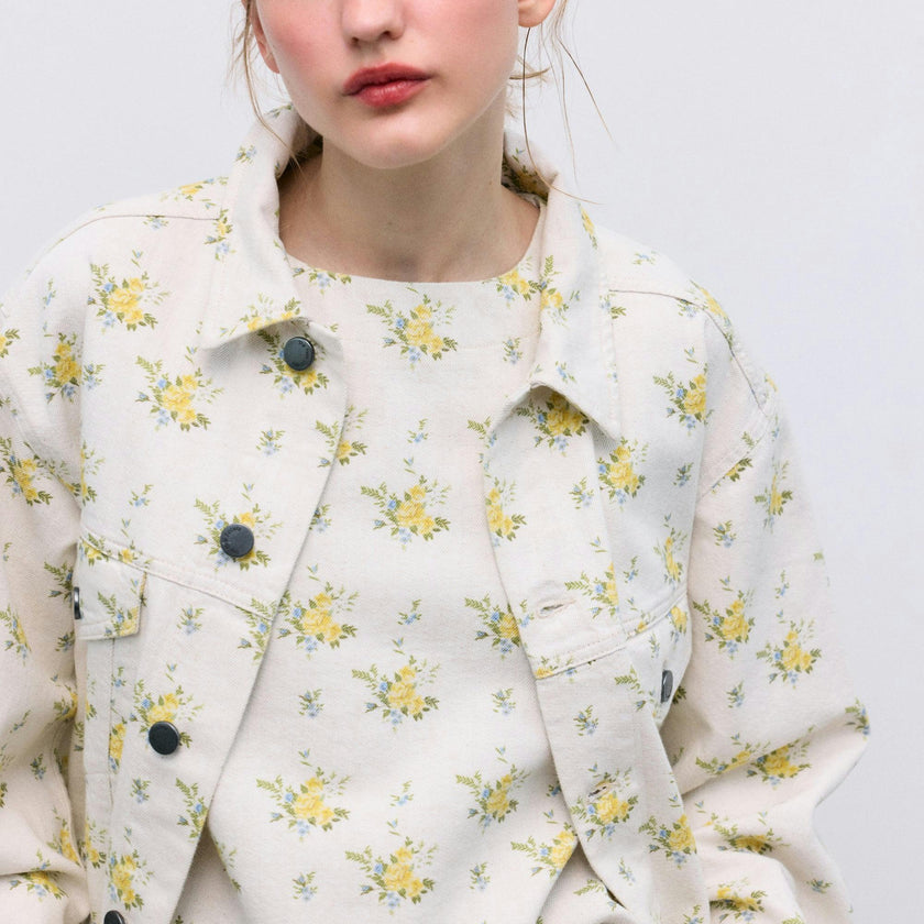Mimosa Woman Jacket Mimosa Print