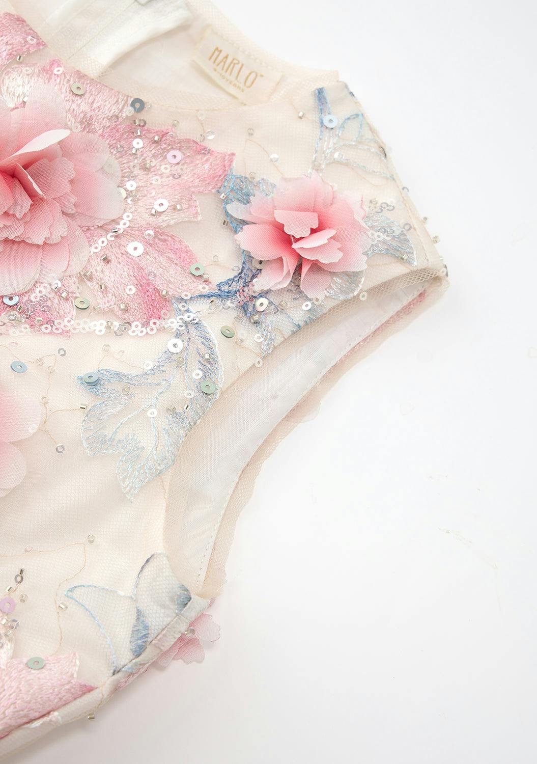 Rosalia Embroidered Mini Dress