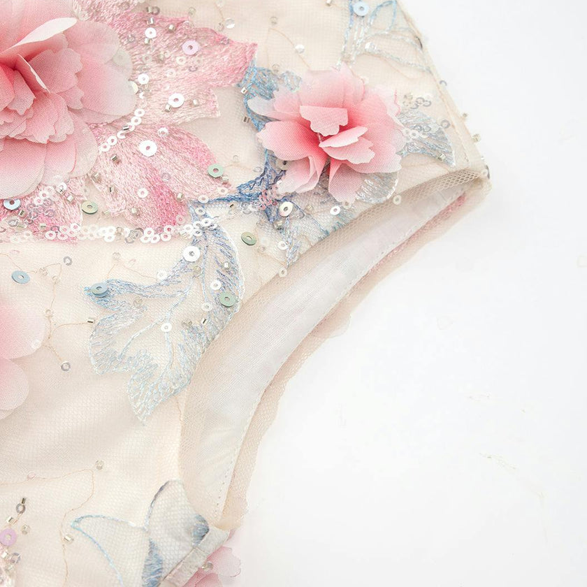 Rosalia Embroidered Mini Dress