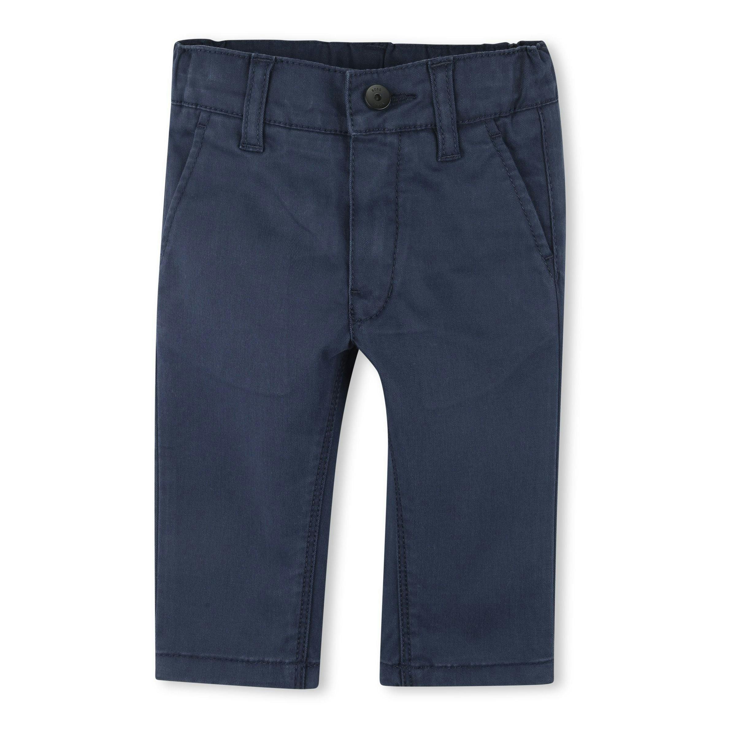 Navy Chino Trousers