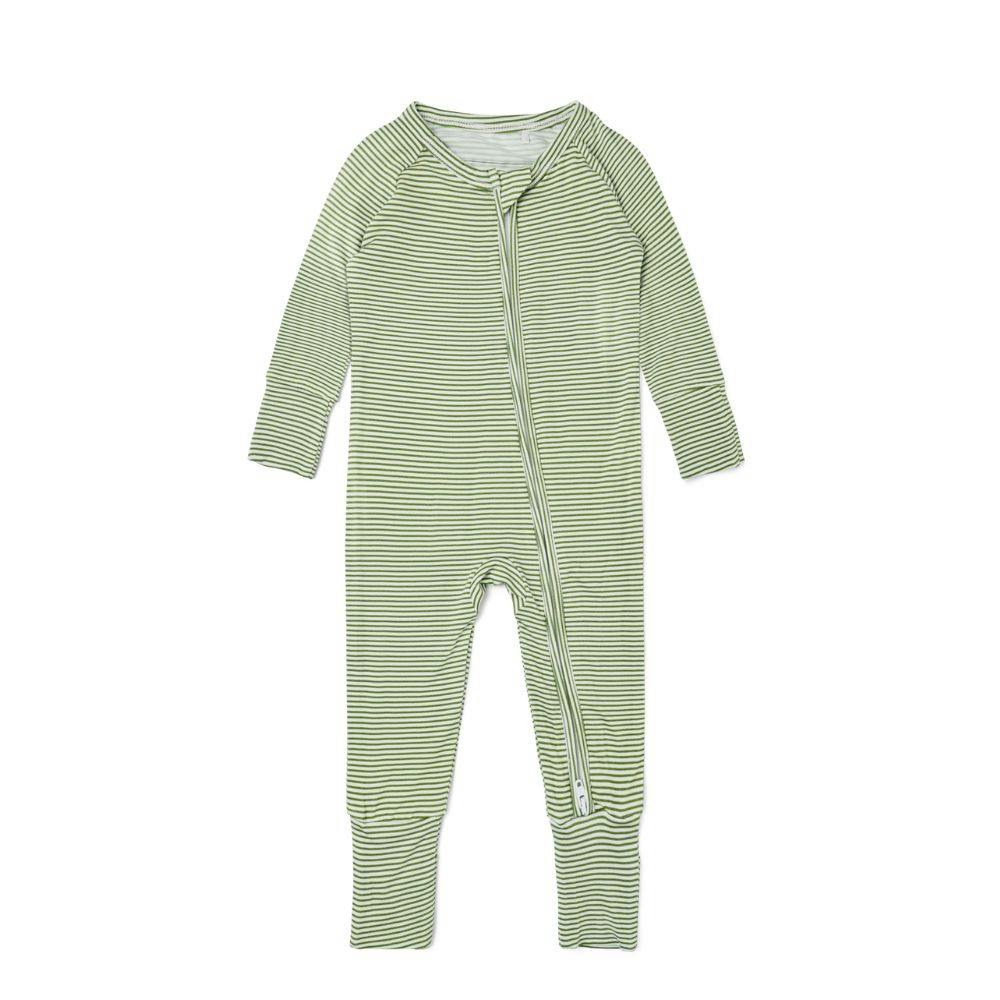 Evergreen Stripe Bamboo Sleeper