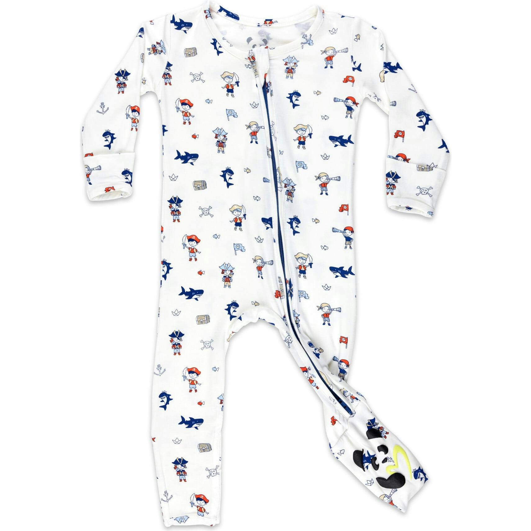 Pirate Bamboo Convertible Footie