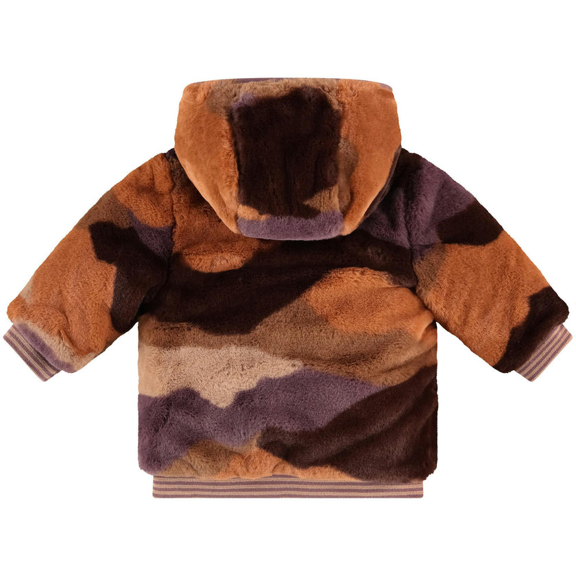 Reversible 2-Pocket Furry Coat
