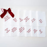 Mixed Messages Dinner Napkins