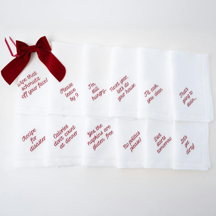 Mixed Messages Dinner Napkins