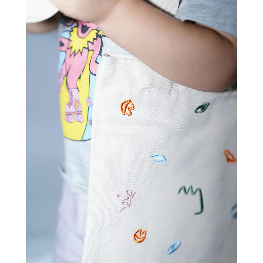 Art Party Embroidered Mini Tote