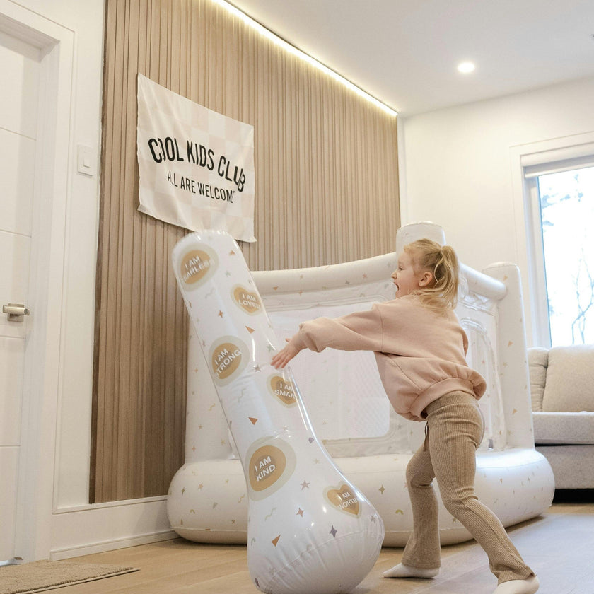 Magic Puncher - Inflatable Punching Bag for Kids with Positive Affirmations