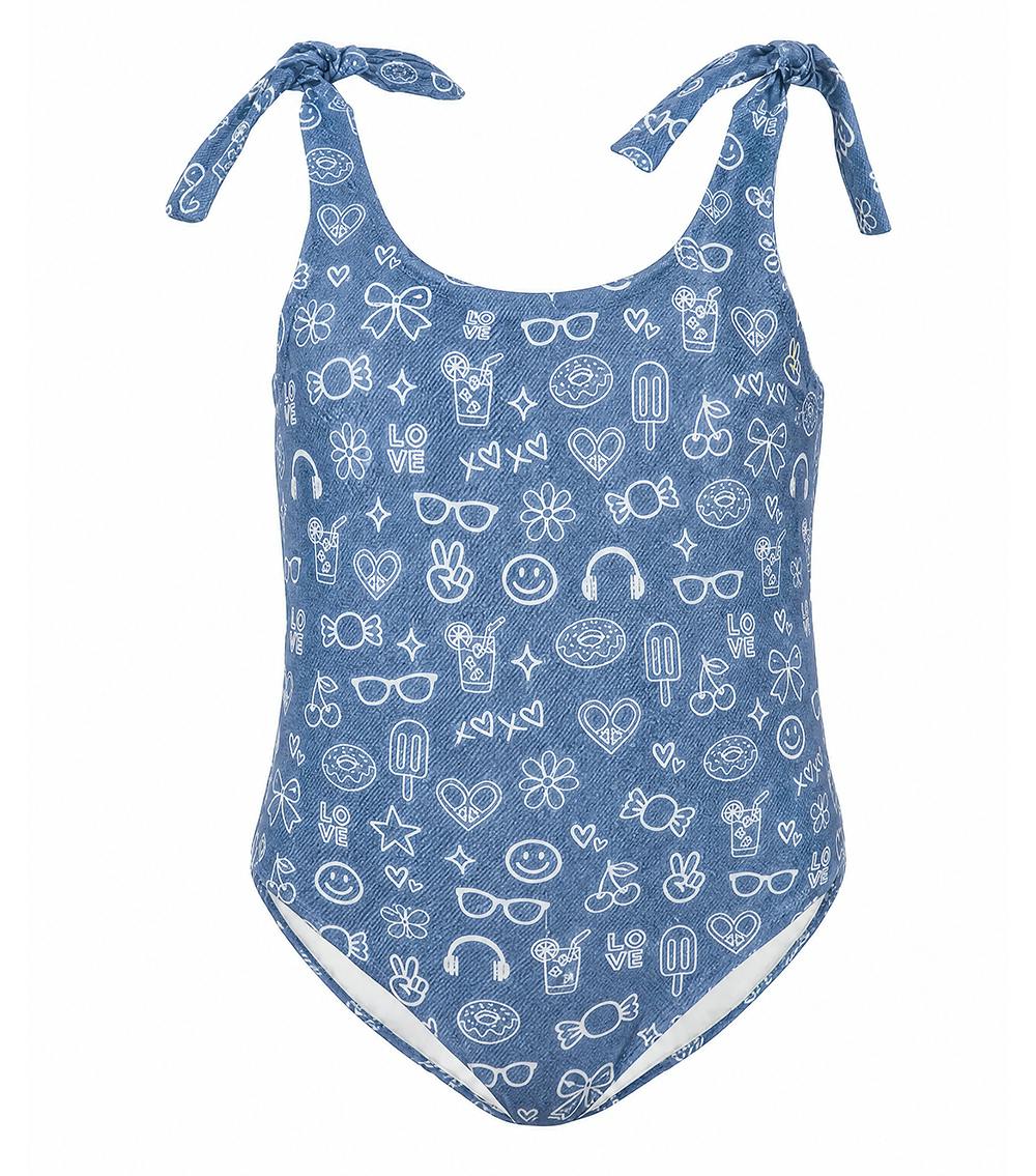 rosie one piece denim emoji