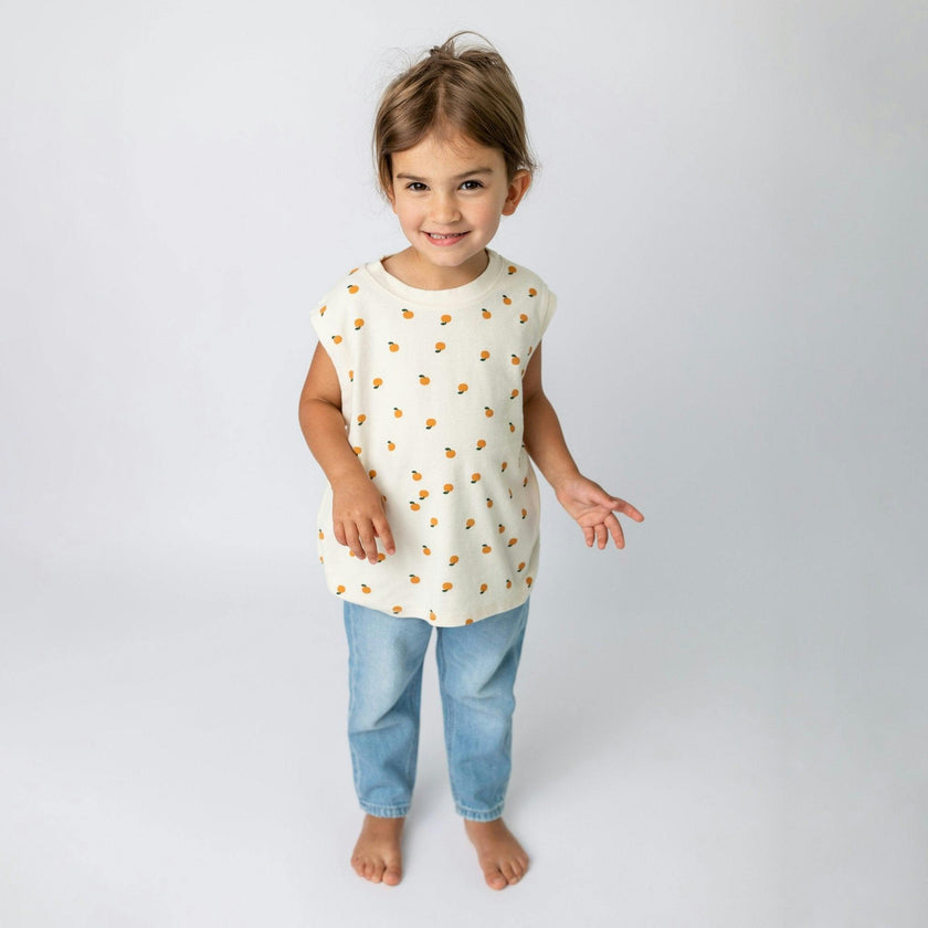 mandarin tee sleeveless