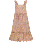 Queen B Jacqueline Women'S Flutter Sleeve Maxi Dress, Florals
