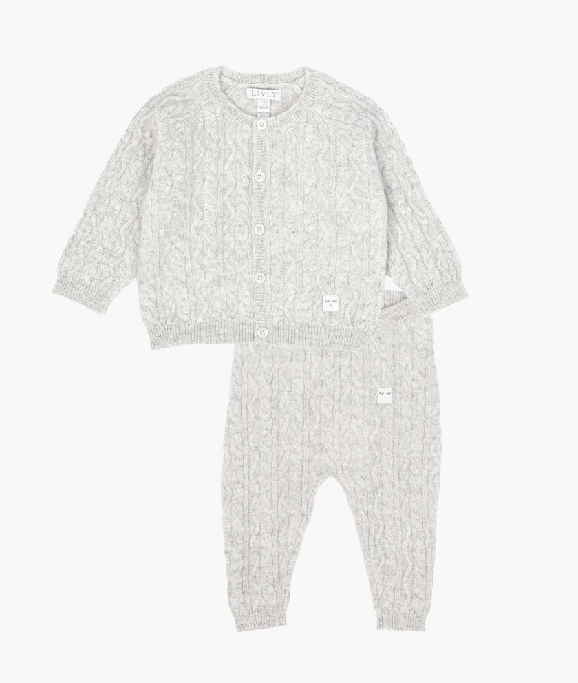 Cashmere Cable Knit set